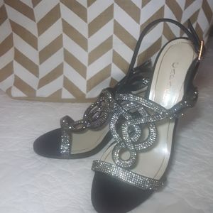 Caparros Sparkling Dazzle Sling Back Heels